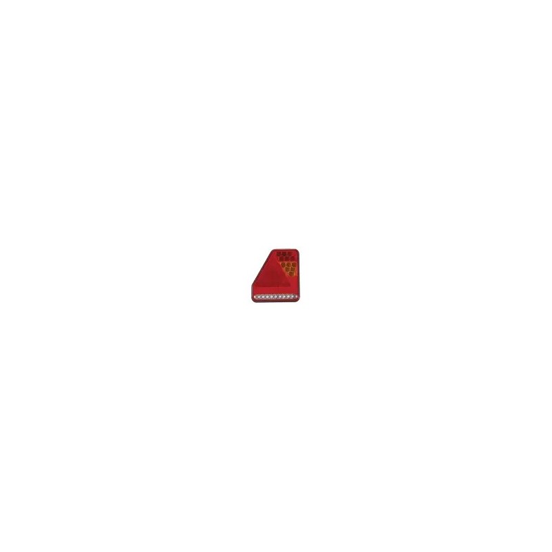 LUZ TRASERA IZQ TRIANGULAR 5 FUNCIONES LED