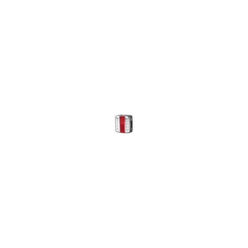 LUZ TRASERA CUADRADA 4 FUNCIONES LED 12V