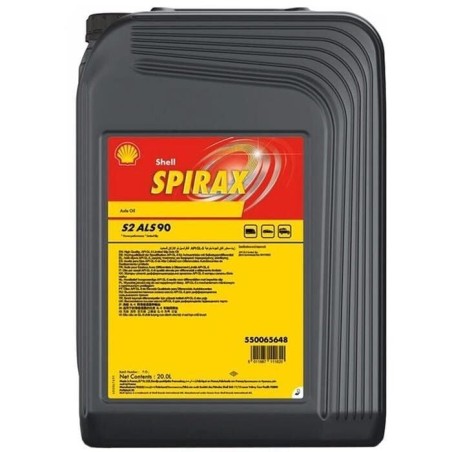 ACEITE SHELL SPIRAX S2 ALS 90 20 LITROS