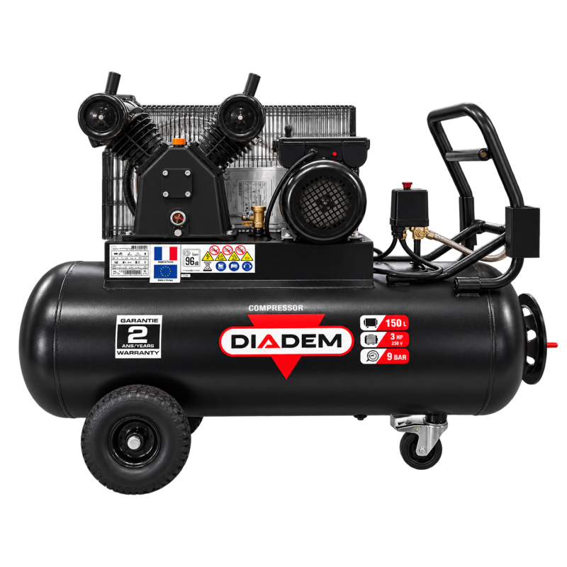 compresor diadem 150 l 3hp monofasico