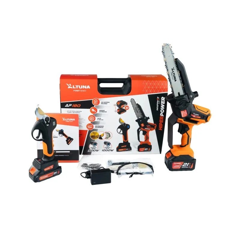 KIT TIJERA AF37+ MOTOSIERRA AF180 + 2BAT