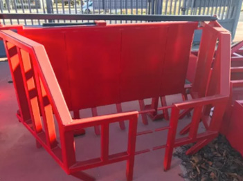 Se vende quitarramas apertura lateral con una sola botella para adaptar en pala John Deere.